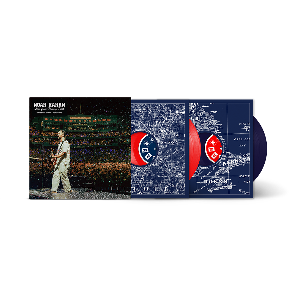 Noah Kahan - Live From Fenway Park Red/Blue 2LP Vinyl - Mercury
