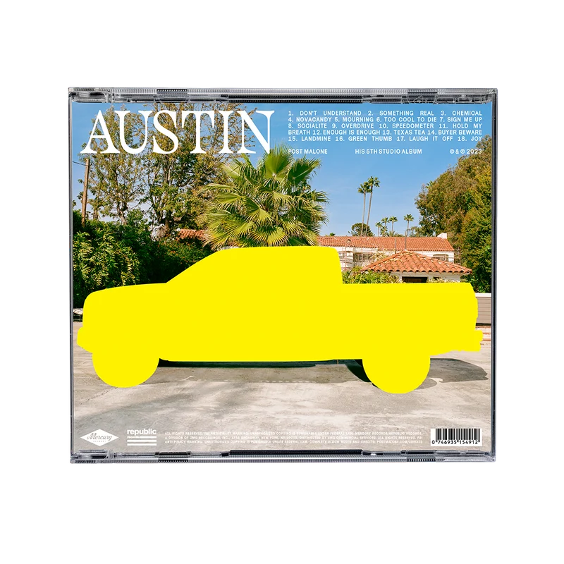 Post Malone - Austin (Alt. Tour Version 4) CD back