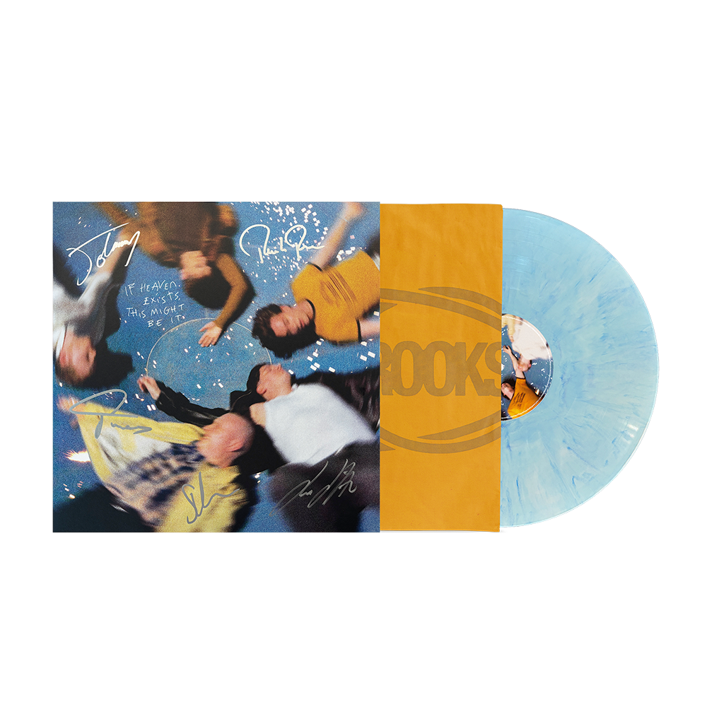 IF HEAVEN EXISTS, THIS MIGHT BE IT BLUE MARBLE SIGNED LP detail 1