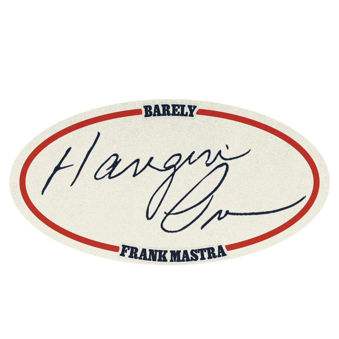 Barely Hangin On Sticker