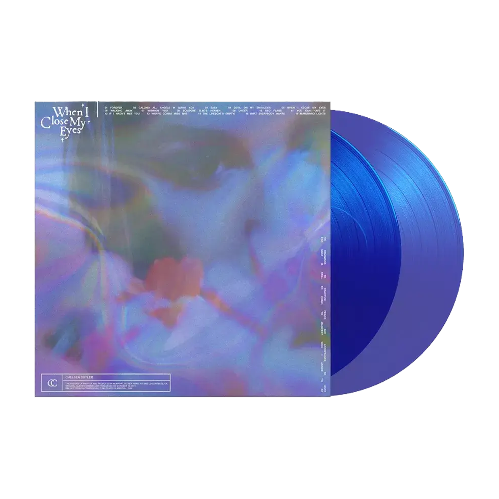 When I Close My Eyes Translucent Blue Deluxe 2LP